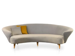 MALIBU - Curved fabric sofa - Sofa by 5A Design