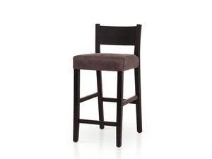MILANO - High beech stool with footrest - Stool by 5A Design