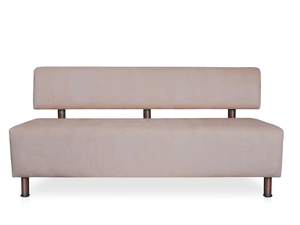OFFSET - Fabric bench seating with back - Bench by 5A Design