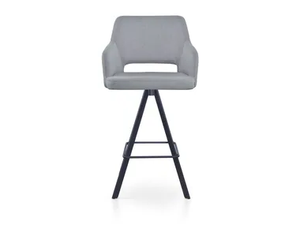 PARADISE BAR SPIDER - Trestle-based fabric stool with armrests - Stool by 5A Design