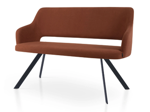 PARADISE DOUBLE SPIDER - Fabric bench with back - Bench by 5A Design