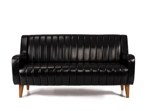 SENSE ARM - Leather small sofa - Sofa by 5A Design