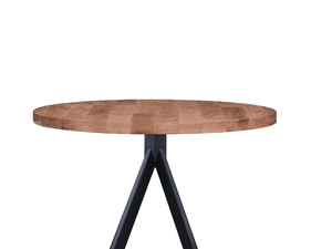SOLID PANEL TOPS - Round oak table top - Table by 5A Design