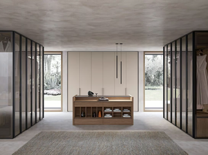 CRYSTAL - Sectional glass wardrobe - wardrobe by Adok