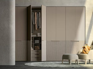DOUBLE - Sectional wooden wardrobe - wardrobe by Adok