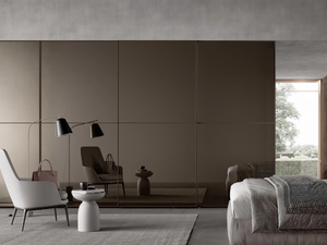 SQUARE - Mirrored glass wardrobe with sliding doors - wardrobe by Adok