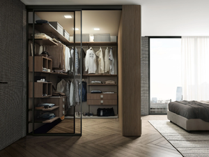 TA-TAC - Corner wooden walk-in wardrobe - wardrobe by Adok