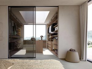 UP&DOWN - Sectional wooden walk-in wardrobe - wardrobe by Adok
