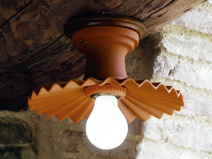 CAPPE - Ceramic ceiling light - Ceiling lamp by Aldo Bernardi