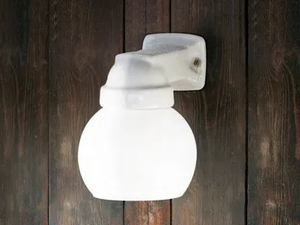 QUARANTA - Ceramic wall lamp with fixed arm - Wall lamp by Aldo Bernardi