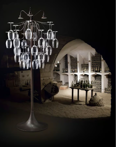 SAUVIGNON - LED glass floor lamp - Floor lamp by Aldo Bernardi