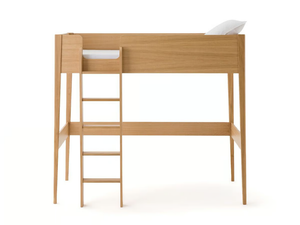 ALCESTE - Loft wood veneer bed - Bed frame by AMPM