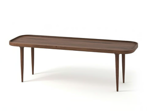 MAGOSIA - Rectangular walnut coffee table - Coffee table by AMPM
