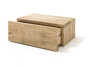 PAUL - Wall-mounted oak bedside table - Side table by AMPM