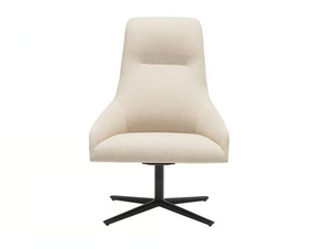 ALYA EXECUTIVE BU1489 - Upholstered high-back leather office chair with 4-Spoke base - Office Chair by Andreu World