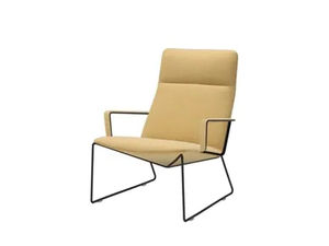 CAPRI LOUNGE BU1698 - Sled base armchair high-back - Armchair by Andreu World