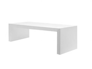 CLOSED BENCH LACQUERED - Wooden bench - Bench by Andreu World