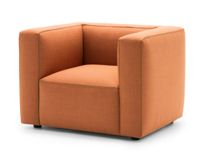 DADO BU0320 - Upholstered armchair with armrests - Armchair by Andreu World