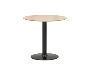 DUAL OCCASIONAL ME6374/76/83/85 - Round oak coffee table - Coffee table by Andreu World