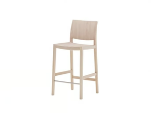 DUOS BQ2757 - High wooden stool - Stool by Andreu World