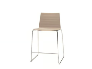 FLEX CHAIR BQ1313 - Stackable sled base stool - Stool by Andreu World