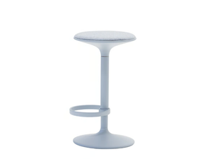 HULA BQ2796 - Swivel aluminium stool with footrest - Stool by Andreu World