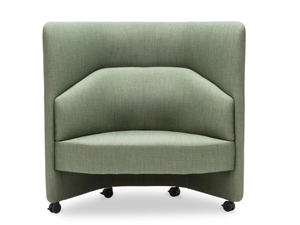 IN OUT OFFICE SF2250 - Upholstered fabric armchair high-back - Armchair by Andreu World