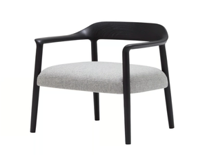 LICEO BU1547 - Solid wood armchair with integrated cushion - Accessories by Andreu World