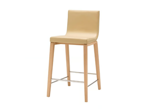 LINEAL COMFORT BQ0609 - High upholstered stool - Stool by Andreu World