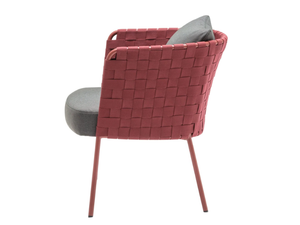 MARINA BU0288 - Aluminium easy chair with armrests - Armchair by Andreu World
