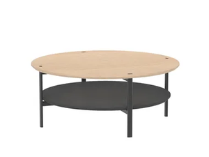 RUTA TABLE ME1951 - Round oak coffee table - Coffee table by Andreu World