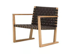 SERENA TEAK BU1193 - Garden teak easy chair - Armchair by Andreu World
