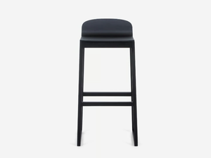 AVA - Solid wood barstool with footrest - Stool by Anesis