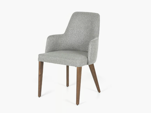 FLEA - Fabric restaurant chair with armrests - Chair by Anesis