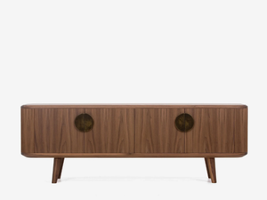 OMICRON - Wooden sideboard with drawers - Cabinet by Anesis