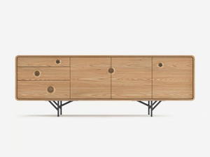 TARA - Oak and MDF sideboard - Cabinet by Anesis