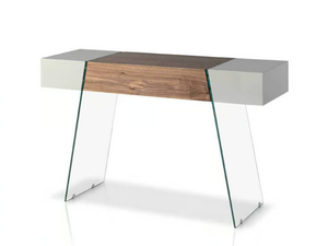 3029 - Rectangular wood and glass console table - Console by Angel Cerdá