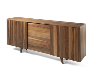 3056 - Walnut sideboard with sliding doors - Cabinet by Angel Cerdá