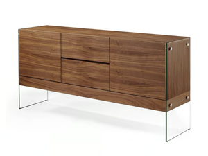 3062 - Walnut sideboard with doors - Cabinet by Angel Cerdá