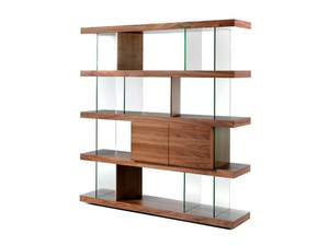 3072 - Open freestanding wooden bookcase - Cabinet by Angel Cerdá