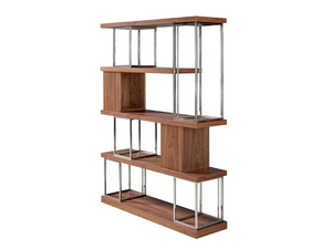 3220 - Open steel and wood bookcase - Cabinet by Angel Cerdá