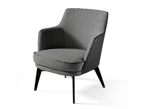 5011 - Fabric armchair with armrests - Armchair by Angel Cerdá