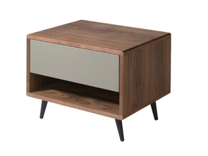 7129 - Wood veneer bedside table with drawers - Side table by Angel Cerdá