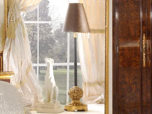 GRAND ROYAL - Imitation leather floor lamp - Floor lamp by A.R. Arredamenti