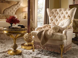 GRAND ROYAL - Tufted velvet armchair - Armchair by A.R. Arredamenti