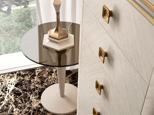 OLIVER - Round high side table - Coffee table by A.R. Arredamenti