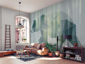 BEAR FOREST - Washable nonwoven wallpaper - Wallpaper by Architects Paper
