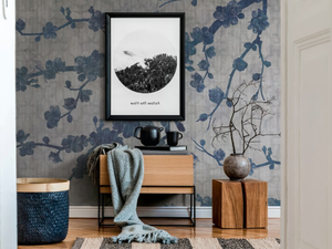 BLUE BLOSSOM - Digital printing vinyl wallpaper - Wallpaper by Architects Paper