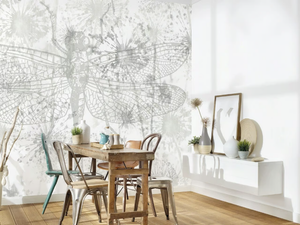 DRAGONFLY - Washable nonwoven wallpaper - Wallpaper by Architects Paper