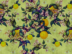 GRAPEFRUIT TREE - Digital printing wallpaper - Wallpaper by Architects Paper